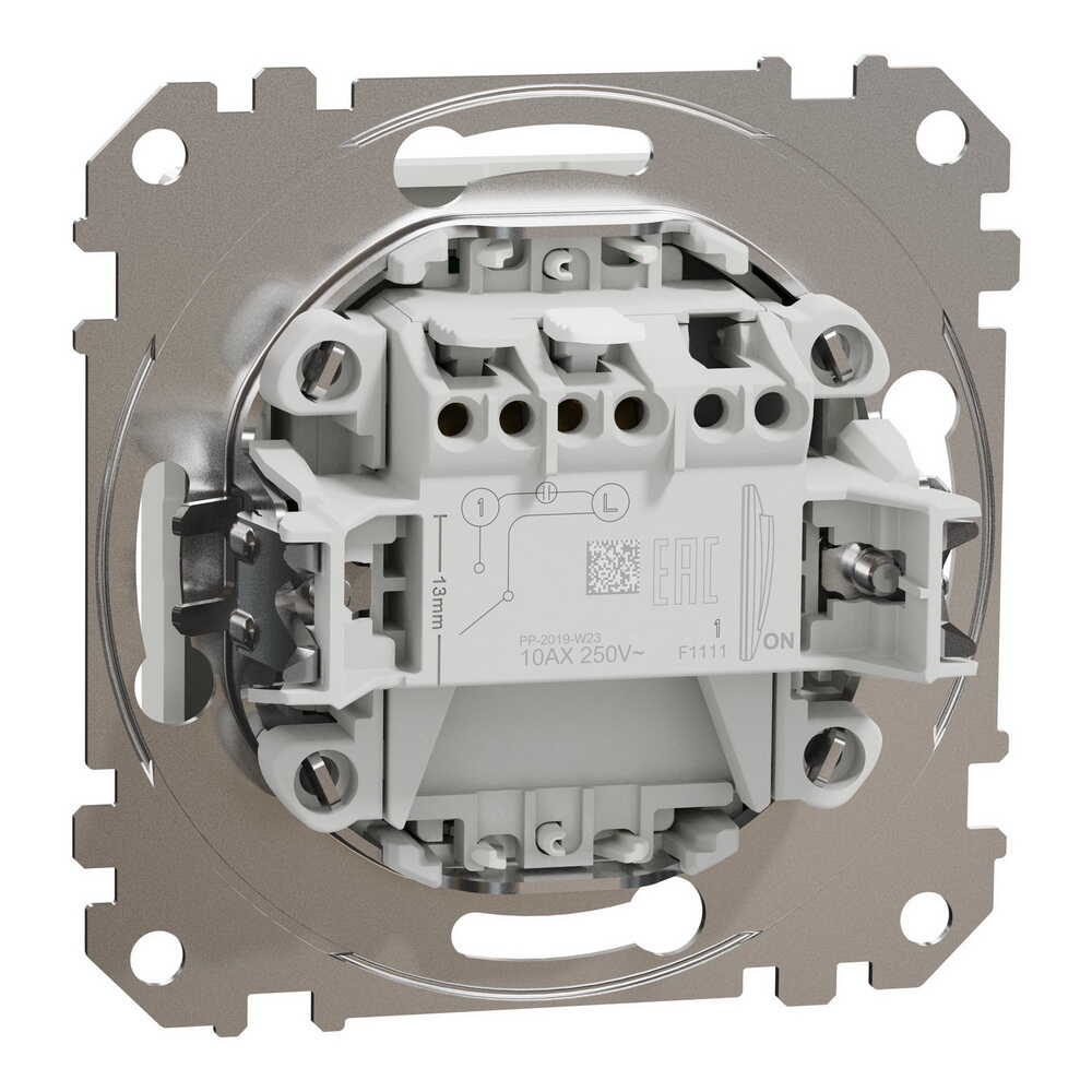 Вимикач Schneider Sedna Design білий картковий 10 А ( SDD111121 )
